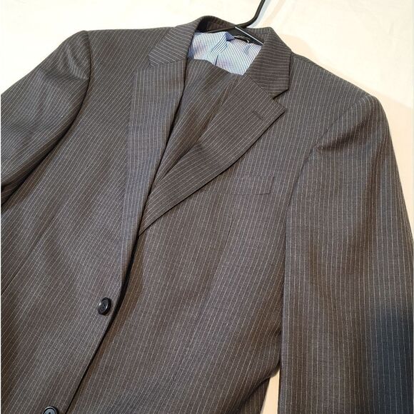 Tommy Hilfiger Gray Pinstripe Suit - Picture 2 of 11